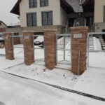 brána, branka, otoč na popelnice 1